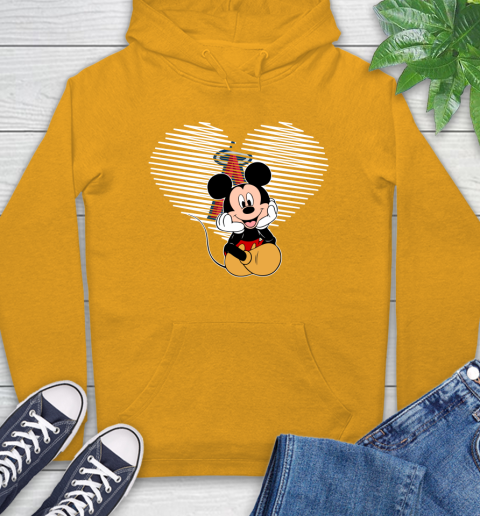 MLB Los Angeles Angels The Heart Mickey Mouse Disney Baseball T Shirt_000 Hoodie 2