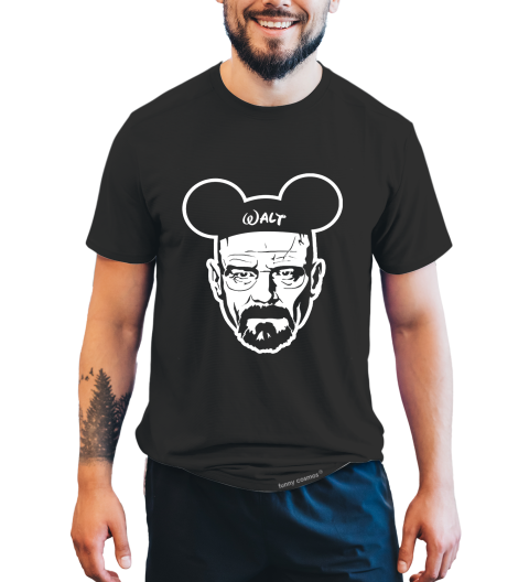 Breaking Bad T Shirt, Walter White T Shirt, Walt Disney Mickey Shirt