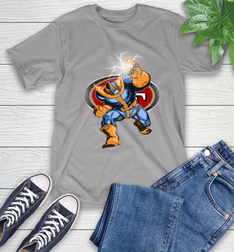 San Francisco 49ers NFL Football Thanos Avengers Infinity War Marvel T-Shirt 6