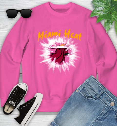 Miami Heat NBA Basketball Rip Sports Youth Sweatshirt 6
