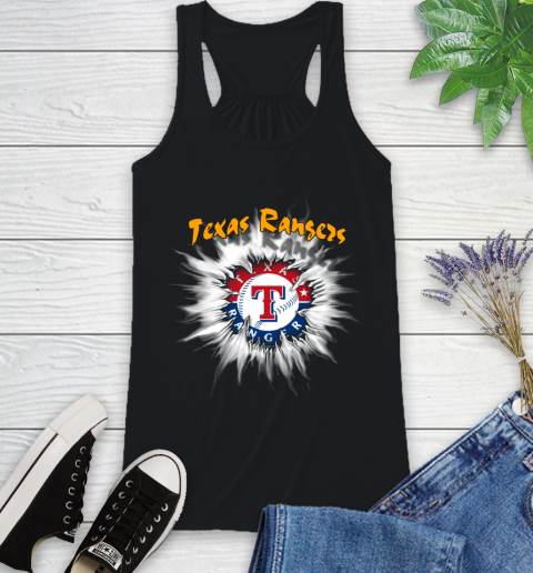 Texas Rangers MLB Baseball Adoring Fan Rip Sports Racerback Tank