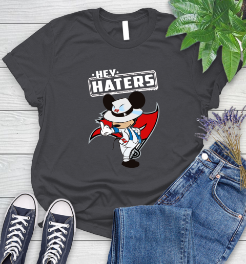 NFL Hey Haters Mickey Football Sports Tampa Bay Buccaneers Women's T-Shirt 8