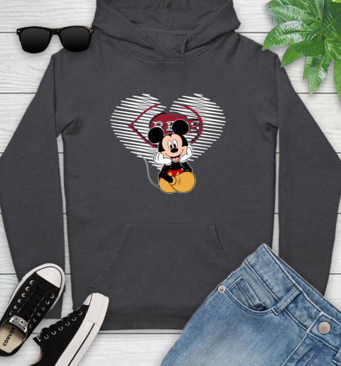 MLB Cincinnati Reds The Heart Mickey Mouse Disney Baseball T Shirt_000 Youth Hoodie 8
