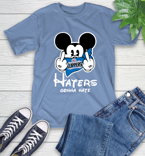 NBA LA Clippers Haters Gonna Hate Mickey Mouse Disney Basketball T Shirt T-Shirt 12