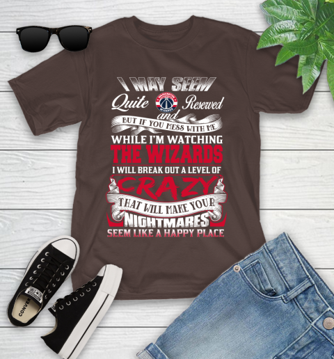 Washington Wizards NBA Basketball Don't Mess With Me While I'm Watching My Team Youth T-Shirt 7