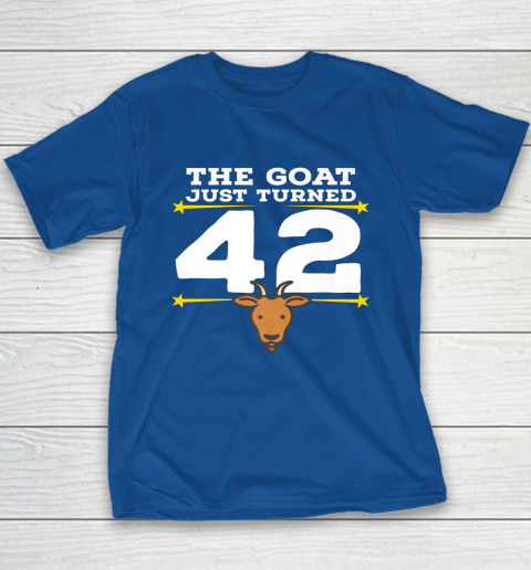 The Goat Just Turned 42 42nd Birthday Goat Youth T-Shirt 15