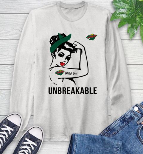 mn wild long sleeve shirt