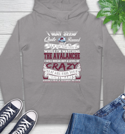 Colorado Avalanche NHL Hockey Don't Mess With Me While I'm Watching My Team Hoodie 6
