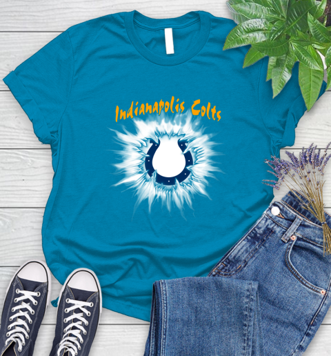Indianapolis Colts NFL Football Adoring Fan Rip Sports Women's T-Shirt 10
