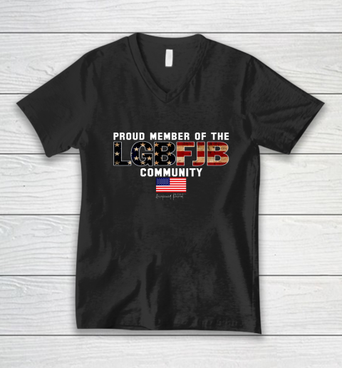 Proud Member Of The LGBFJB Community Republican Patriot V-Neck T-Shirt