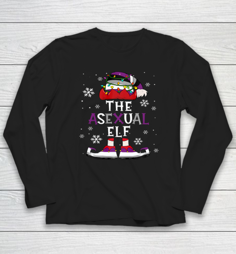 The Asexual Elf Christmas Party Long Sleeve T-Shirt