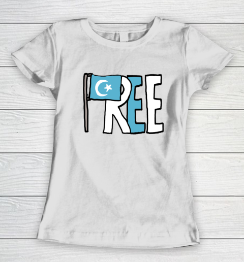 Free the Uyghurs Support Uighur Women's T-Shirt