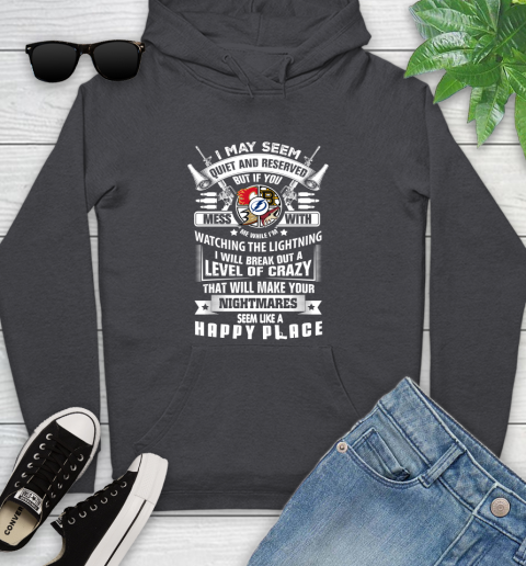 Tampa Bay Lightning NHL Hockey Don't Mess With Me While I'm Watching My Team Sports Youth Hoodie 8