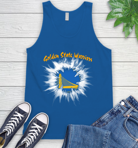 Golden State Warriors NBA Basketball Rip Sports Tank Top 5 Golden State Warriors NBA Basketball Rip Sports Tank Top - Image 5