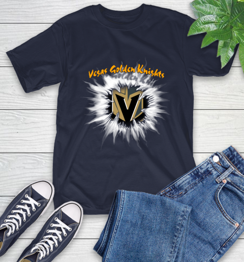 Vegas Golden Knights NHL Hockey Adoring Fan Rip Sports T-Shirt 3