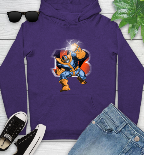 Cincinnati Bengals NFL Football Thanos Avengers Infinity War Marvel Youth Hoodie 5