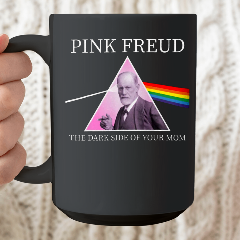 Pink Freud Shirt  Funny Psychology Ceramic Mug 15oz