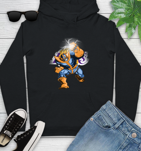 Los Angeles Lakers NBA Basketball Thanos Avengers Infinity War Marvel Youth Hoodie