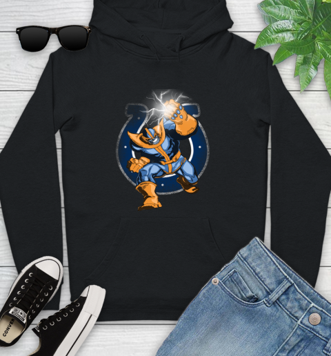 Indianapolis Colts NFL Football Thanos Avengers Infinity War Marvel Youth Hoodie