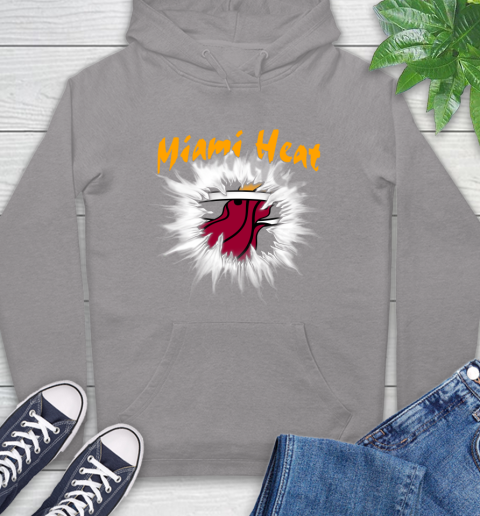 Miami Heat NBA Basketball Rip Sports Hoodie 6