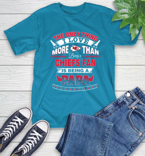 NFL The Only Thing I Love More Than Being A Kansas City Chiefs Fan Is Being A Papa Football T-Shirt 9