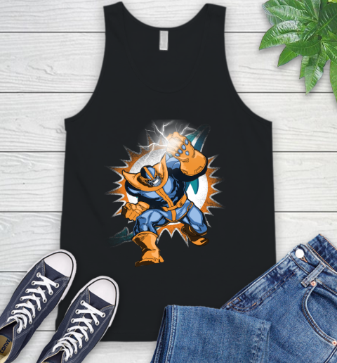 Miami Dolphins NFL Football Thanos Avengers Infinity War Marvel Tank Top