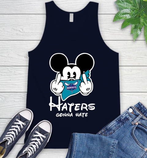 NBA Charlotte Hornets Haters Gonna Hate Mickey Mouse Disney Basketball T Shirt Tank Top 2
