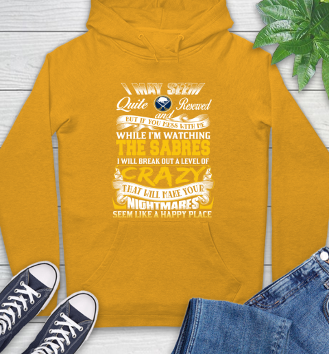 Buffalo Sabres NHL Hockey Don't Mess With Me While I'm Watching My Team Hoodie 2