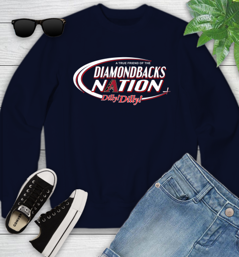 MLB A True Friend Of The Arizona Diamondbacks Dilly Dilly Baseball Sports Youth Sweatshirt 2