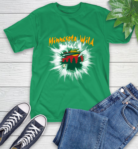 Minnesota Wild NHL Hockey Adoring Fan Rip Sports T-Shirt 7