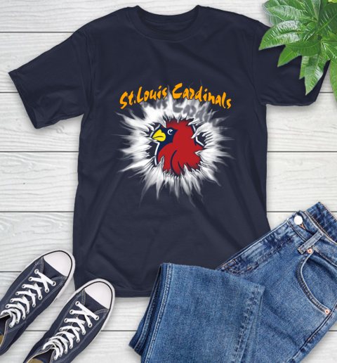St.Louis Cardinals MLB Baseball Adoring Fan Rip Sports T-Shirt 3