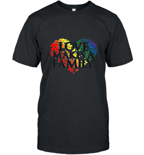 Lgbt love makes a family 2017 rainbow gay pride flag t shirt T-Shirt