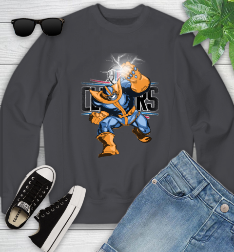 LA Clippers NBA Basketball Thanos Avengers Infinity War Marvel Youth Sweatshirt 5