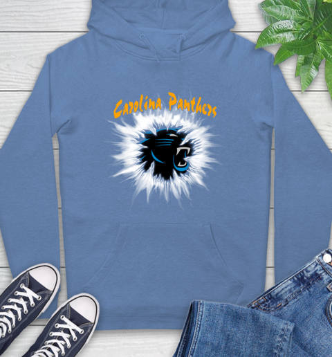 Carolina Panthers NFL Football Adoring Fan Rip Sports Hoodie 11
