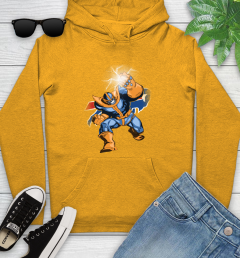 Buffalo Bills NFL Football Thanos Avengers Infinity War Marvel Youth Hoodie 2