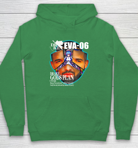 Drake Evangelion Shirt Drake Eva 06 Drake Gods Plan Hoodie 5