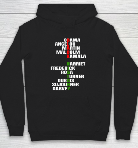 Obama Angelou Inspirational African Black History Month Hoodie