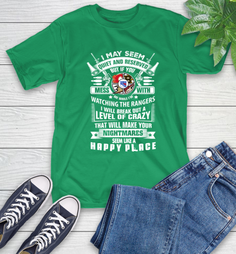 New York Rangers NHL Hockey Don't Mess With Me While I'm Watching My Team Sports T-Shirt 7