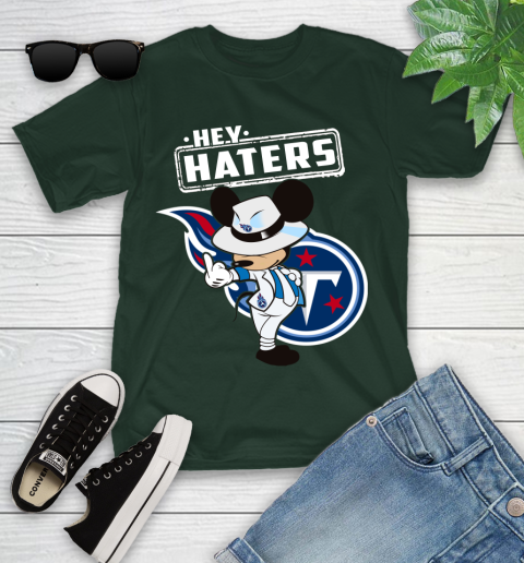 NFL Hey Haters Mickey Football Sports Tennessee Titans Youth T-Shirt 5