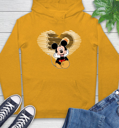 NHL Philadelphia Flyers The Heart Mickey Mouse Disney Hockey Hoodie 2
