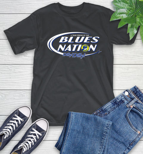 NHL A True Friend Of The St.Louis Blues Dilly Dilly Hockey Sports T-Shirt