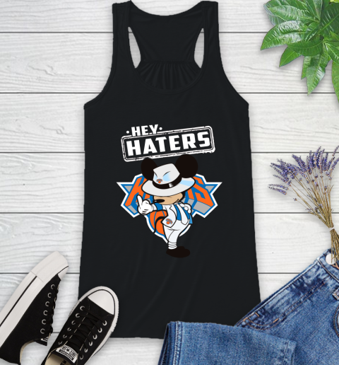 NBA Hey Haters Mickey Basketball Sports New York Knicks Racerback Tank