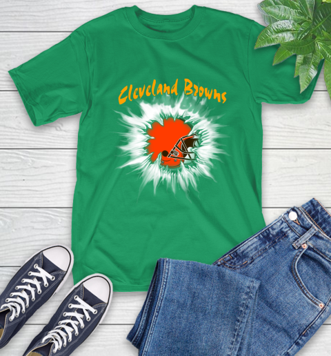 Cleveland Browns NFL Football Adoring Fan Rip Sports T-Shirt 7