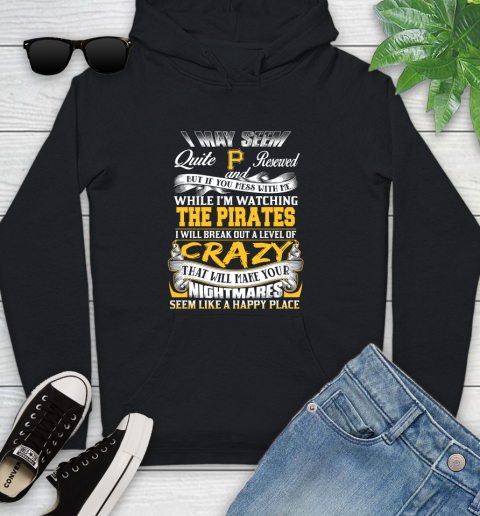Pittsburgh Pirates MLB Baseball Don't Mess With Me While I'm Watching My Team Youth Hoodie