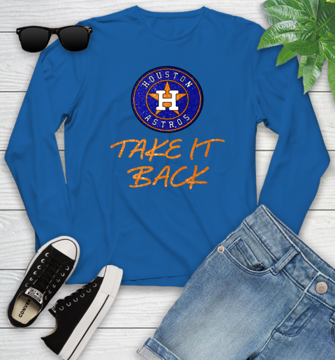 Astros Take It Back Youth Long Sleeve 9