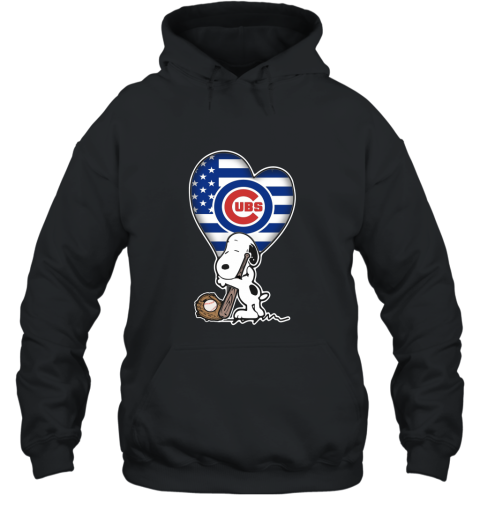 Chicago Cubs Snoopy Baseball Sports Shirts Hooded