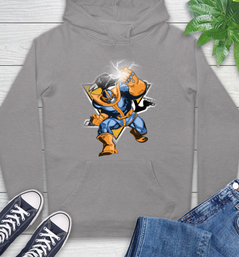 Pittsburgh Penguins NHL Hockey Thanos Avengers Infinity War Marvel Hoodie 6