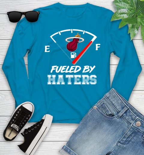 Miami Heat NBA Basketball Fueled By Haters Sports Youth Long Sleeve 8