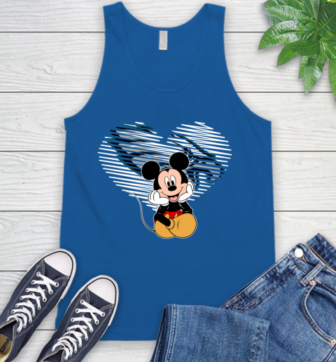 NFL Philadelphia Eagles The Heart Mickey Mouse Disney Football T Shirt_000 Tank Top 4