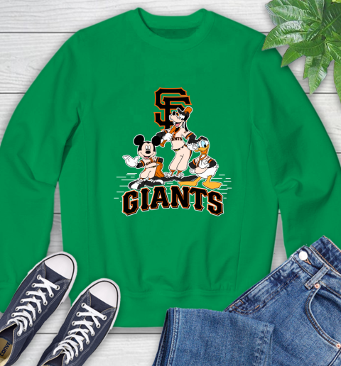 MLB San Francisco Giants Mickey Mouse Donald Duck Goofy Baseball T Shirt Sweatshirt 7
